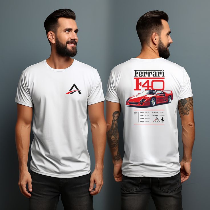 APEX Drivers Club T-Shirt - Ferrari F40